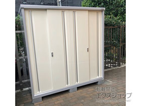 の物置・屋外倉庫 シンプリー 一般型 1940×755×1903（MJX-197E） MJX-197E-FW 施工例