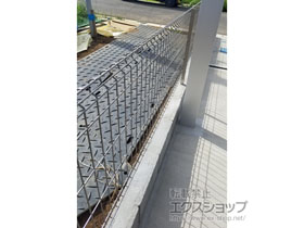 のフェンス・柵 ユメッシュHR型 フリー支柱タイプ 施工例