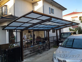 のカーポート レイナポートグラン 延長　積雪〜20cm対応 施工例