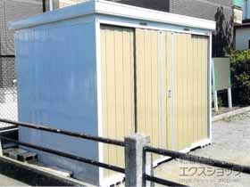 の物置・屋外倉庫 ネクスタ 一般型 2630×1790×2020 NXN-50S-MB 施工例