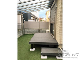 のテラス屋根 スピーネ F型 テラスタイプ 単体 積雪〜20cm対応 施工例