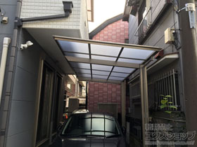 のテラス屋根 フーゴF 独立テラスタイプ 単体 積雪〜20cm対応 施工例