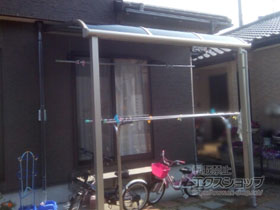 のテラス屋根 ソラリア R型 テラスタイプ 単体 積雪〜20cm対応 施工例