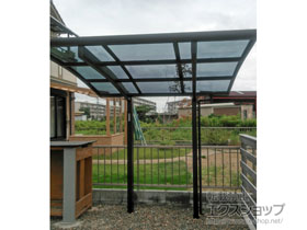 のサイクルポート・駐輪場 プレシオスポート ミニ 積雪〜20cm対応 施工例