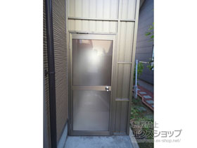 のストックヤード オイトック アルミパネル囲い 両ドアタイプ 単体 施工例