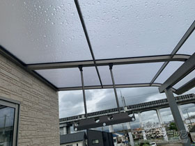 のバルコニー・ベランダ屋根 スピーネ R型 屋根タイプ 単体 積雪〜20cm対応 施工例