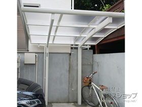 のサイクルポート・駐輪場 レイナポートグランミニ 積雪〜20cm対応 施工例