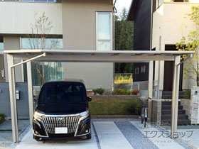 のカーポート エフルージュ ツイン 積雪〜20cm対応 施工例