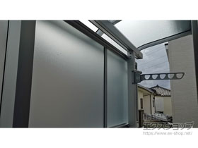 のバルコニー・ベランダ屋根 ソラリア R型 屋根タイプ 単体 積雪〜20cm対応 施工例