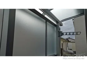 YKKAPのバルコニー屋根 ソラリア R型 屋根タイプ 単体 積雪～20cm対応 施工例