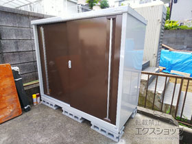 の物置・屋外倉庫 シンプリー 一般型 1520×755×1303 MJX-157C-P-TB 施工例
