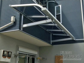 のテラス屋根 スピーネ R型 ルーフタイプ 単体 積雪〜20cm対応 施工例