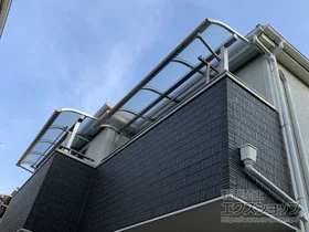 YKKAPのバルコニー屋根 ソラリア R型 屋根タイプ 単体 積雪～20cm対応 施工例