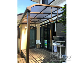 のテラス屋根 ソラリア R型 テラスタイプ 単体 積雪〜20cm対応 施工例