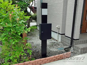 の機能門柱・ポスト シンプレオポストユニット 1型 施工例