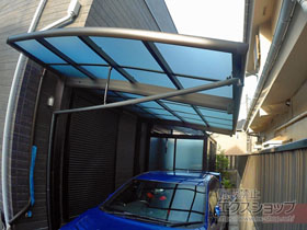 のカーポート レイナポートREグラン 前下がり 積雪〜20cm対応 施工例