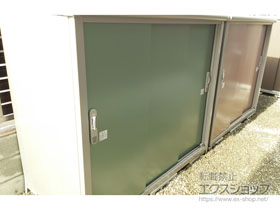 の物置・屋外倉庫 エスモ 一般型 1650×900×1501（ESE-1609E） ESE-1609E-EG 施工例