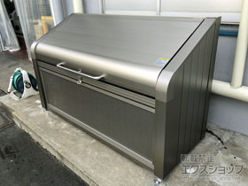 のゴミステーション GBX-P-1807 ダスティンG　ボックスタイプ パンチングパネルタイプ 施工例
