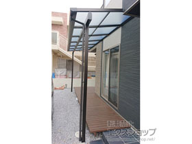 のテラス屋根 ソラリア F型 テラスタイプ 単体 積雪〜20cm対応 施工例