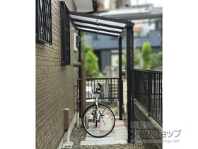 のテラス屋根 ソラリア F型 テラスタイプ 単体 積雪〜20cm対応 施工例