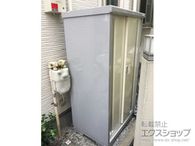 の物置・屋外倉庫 シンプリー 一般型 900×615×1603（MJX-096D-P） MJX-096D-P-ＦＷ 施工例