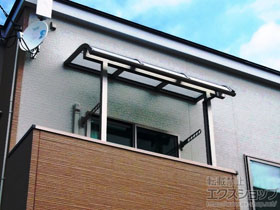 のバルコニー・ベランダ屋根 パワーアルファ RB型 1500 屋根タイプ 単体 積雪〜50cm対応 施工例
