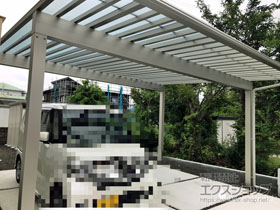 のカーポート エフルージュ ツイン50 積雪〜50cm対応 施工例