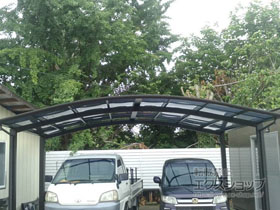 のカーポート プレシオスポート ワイド 積雪〜20cm対応 施工例