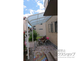 のテラス屋根 ソラリア R型 テラスタイプ 単体 積雪〜20cm対応 施工例