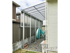 のテラス屋根 ソラリア F型 1500 テラスタイプ 連棟　積雪〜50cm対応 施工例