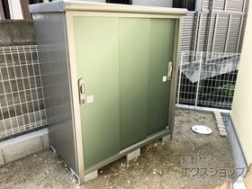 の物置・屋外倉庫 エスモ 一般型 1350×750×1501 ESE-1307E-EG 施工例