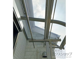 のバルコニー・ベランダ屋根 スピーネ R型 屋根タイプ 単体 積雪〜20cm対応 施工例