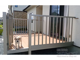 のバルコニー ビューステージFスタイル 単体 庭置き式 施工例