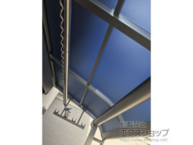 のバルコニー・ベランダ屋根 プレシオステラス R型 屋根タイプ 単体 積雪〜20cm対応 施工例