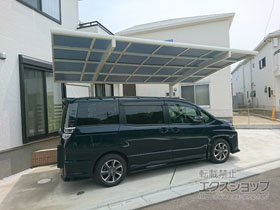 のカーポート ネスカR 積雪〜20cm対応 台風補償付 施工例