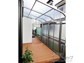 のフェンス・柵 シンプレオフェンスP1型 パネルタイプ 自由柱施工 施工例