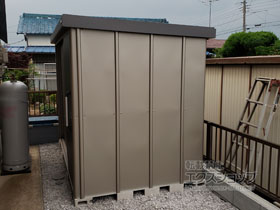 の物置・屋外倉庫 エスケーエイト SK8-130 一般型 ( SK8-130-GK) 施工例