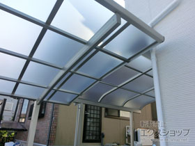 のテラス屋根 ソラリア R型 テラスタイプ 単体 積雪〜20cm対応 施工例