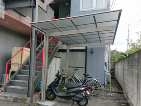 のカーポート ネスカF (フラットスタイル) 積雪〜20cm対応 施工例