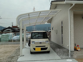 のカーポート レイナキャップポートグラン　延長 施工例