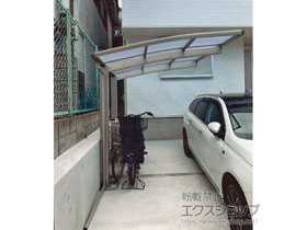 のサイクルポート・駐輪場 プレシオスポート ミニ 積雪〜20cm対応 施工例