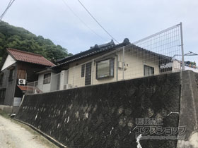 のフェンス・柵 メッシュフェンス M0 間仕切柱 施工例