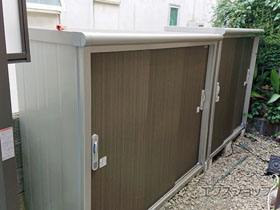 の物置・屋外倉庫 エスモ 一般型 1497×650×1501（ESE-1506E） ESE-1506E-DW 施工例