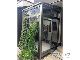 のテラス囲い・サンルーム サニージュ F型 床納まり ランマ付 積雪〜20cm対応 施工例