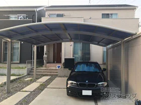 YKKAPのカーポート レイナツインポートグラン　積雪～20cm対応 施工例