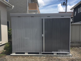 の物置・屋外倉庫 ネクスタ大型 多雪地型 3580×2210×2375（NXN-79H） NXN-79H-PG 施工例