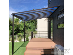 のテラス屋根 ソラリア F型 テラスタイプ 単体 積雪〜20cm対応 施工例