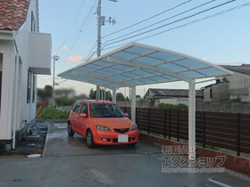 のカーポート レイナポートグラン 延長　積雪〜20cm対応 施工例