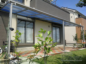 のテラス屋根 ソラリア F型 テラスタイプ 連棟 積雪〜20cm対応 施工例