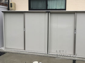 の物置・屋外倉庫 グランプレステージジャンプ 1879×650×1600（GP-196B-F） GP-196B-F-MW 施工例